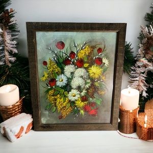 1940s Framed Print By E “Esther” Scandale Dahlia Rose Daisy Cassia P Willows